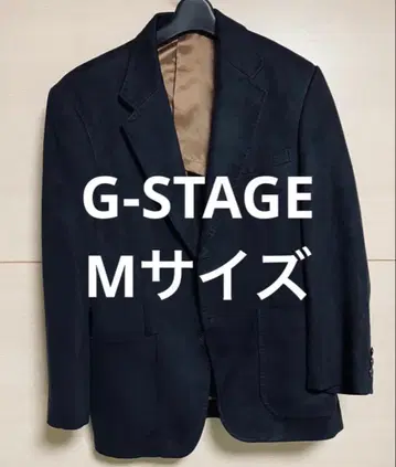 G-STAGE 스웨이드 조 지스테이지 테일러드 자켓 M 사이즈 블랙