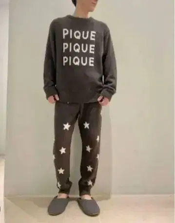 젤라또피케옴 파우더스타 자카드 풀오버 [미사용] 택 포함