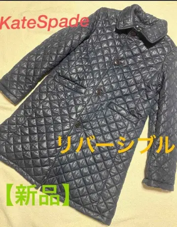 [ 새상품 리버서블 ] 인기 Kate Spade 네이비 퀼팅/도트 자켓