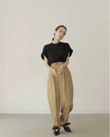 louren centerpress cocoon pants