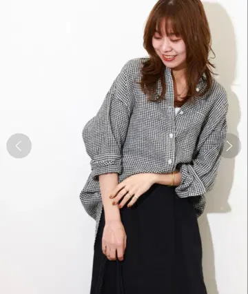 JOURNAL STANDARD relume 프렌치 린넨 모노톤 셔츠