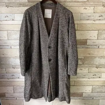 엔하모닉 타반 노카라 코트 size44 일본제