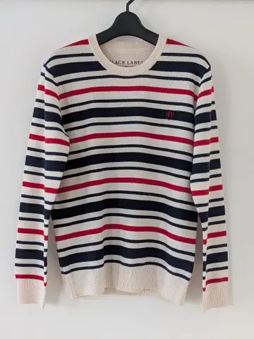 블랙 라벨 남성용 캐시미어 혼방 니트 티셔츠, 스웨터