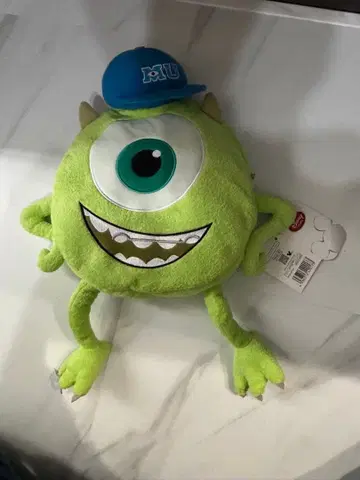 디즈니 파우치 포함 담요 몬스터 주식회사 마이크