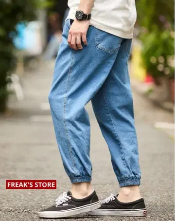 FREAK'S STORE 조거 팬츠 데님 스트레치 L