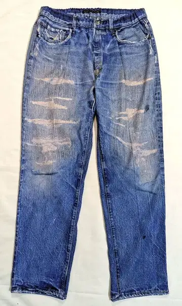 Taking About The Abstraction 데님 전사 팬츠