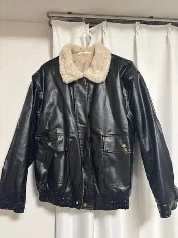 Cummel 큐멜 인조 가죽 퍼 자켓 아우터