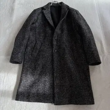 유나이티드 애로우즈 본딩 체스터 코트 그레이 L 트위드 조