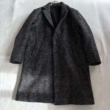 유나이티드 애로우즈 본딩 체스터 코트 그레이 L 트위드 조