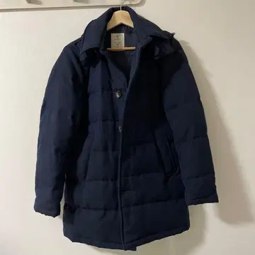 ORIHICA 다운 자켓 후드 부착 네이비 S 사이즈