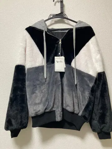 Roger&Raw / 보아 후드티 리버서블 M