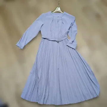 [ any sis ] 플리츠 드레스 7부 소매