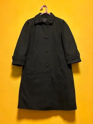 빈티지 오스트리아제 그린 롱 코트 여성용