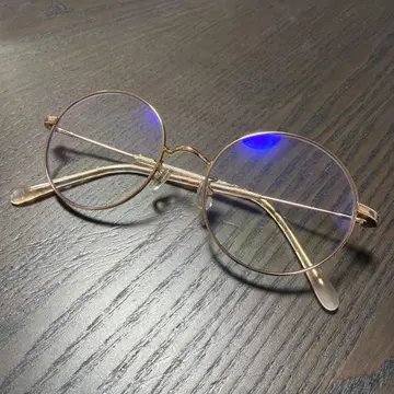 Zoff 블루라이트 차단 50% 라운드 안경 새상품급