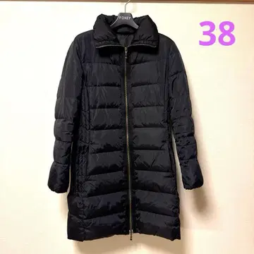 아나이 다운 코트 블랙