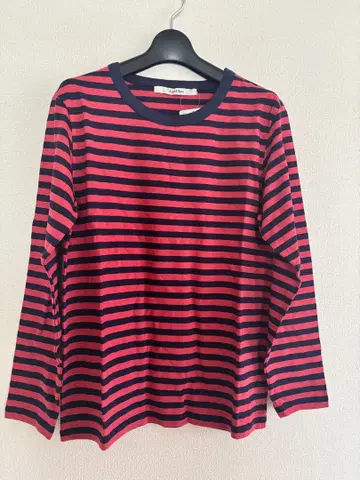 FRAMeWORK 프레임워크 보더 티셔츠 7부 소매 미사용 새상품