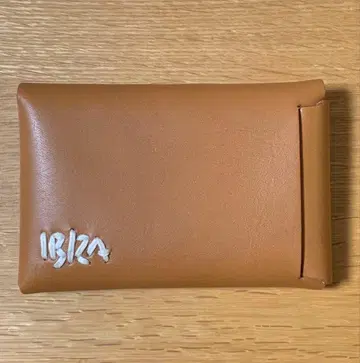 IBIZA 카드 케이스 명함지갑 이비사 이비자 천연 가죽 브라운 갈색