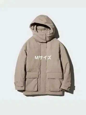 베이지 다운 자켓 M 사이즈
