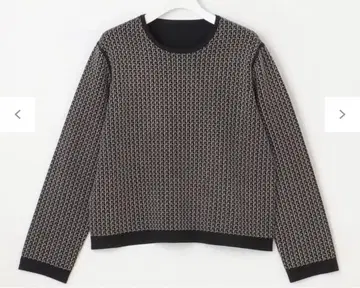 세탁 가능한 리버서블 니트 상의 풀오버 블랙 자유구 새상품