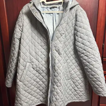 새상품 4XL SHEIN CURVE 라이트 블루 롱 코트