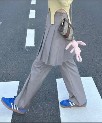 Alley [ SET 아이템 ] 플리츠 미니 스커트+팬츠