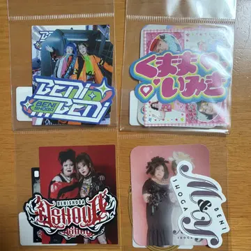 홍쇼가 시부야 팝업 스토어 홍색 4 스티커 세트