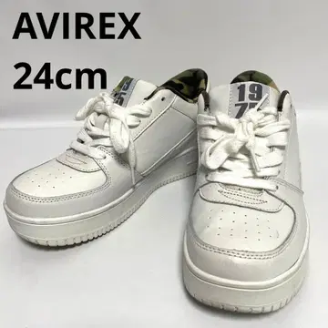 [ 새상품급 ] AVIREX 아비렉스 스니커즈 size 24cm