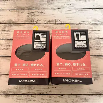 메디힐 웜 트레이닝복 스웨트 팬츠 L 사이즈 리커버리 블랙