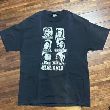 SKULL SKATES 데드 갸루 T 셔츠 XL