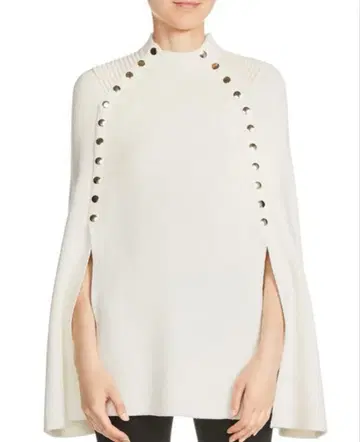 Maje Mood Knit Cape 화이트 S