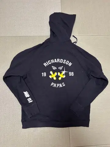 Richardson 블랙 후드티 S