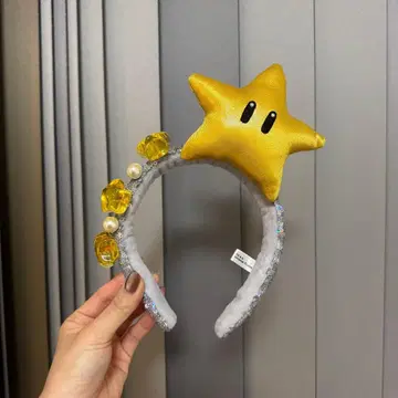 유니버셜 머리띠 마리오 비즈 포함 머리띠