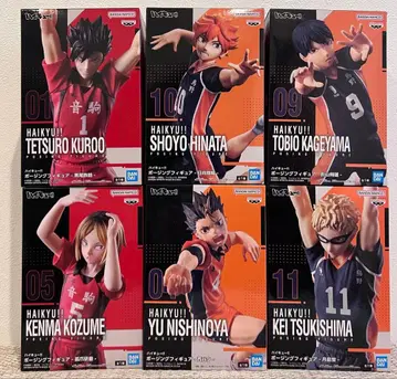 미개봉 새상품 하이큐 포징 피규어 6종