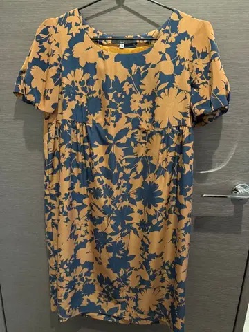 ESTNATION bis 플라워 프린트 반팔 원피스 38