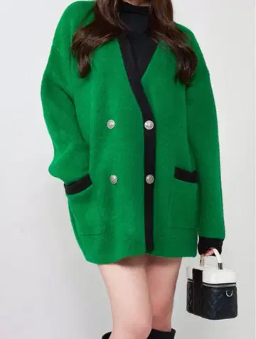 Darich 파이핑 오버 니트 가디건 ( D-GRN )