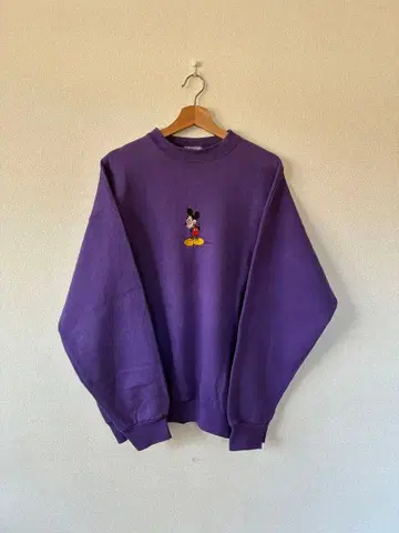 90s USA제 Velva Sheen Disney 미키마우스 자수