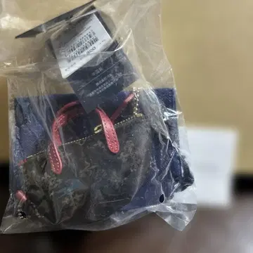 새상품 러셋 미사용 russet 파우치 키링 백 키참