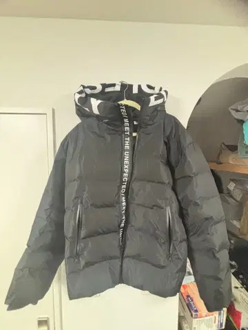 WALK&WIND 블랙 다운 자켓 L 사이즈