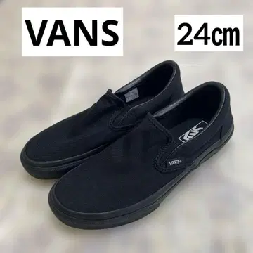 [ 새상품급 ] VANS 반스 슬립온 24cm 여성용 블랙
