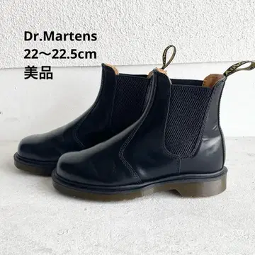 새상품급 닥터마틴 2976 첼시 부츠 사이드 고어 블랙 22~22.5