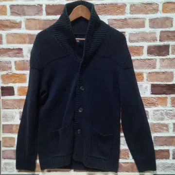 GAP 네이비 두꺼운 원단 가디건 M 사이즈