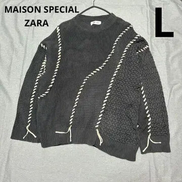 ZARA x MAISON SPECIAL 대비 스티치 니트 L