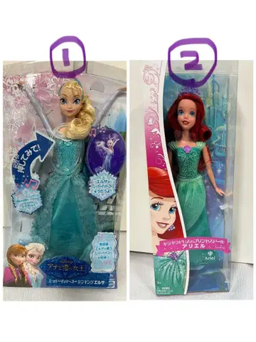 엘사와 아리엘 인형 세트