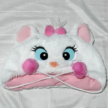 마리 팬캡 디즈니 모자 핑크 털방울