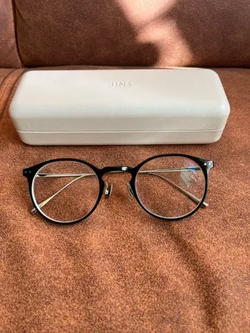 JINS 안경 Combination Titanium