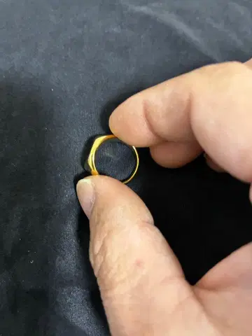 골드 심플 반지