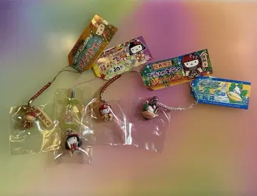 지역 한정 키티 후쿠이 한정판 헬로키티 4개 세트 묶음 판매