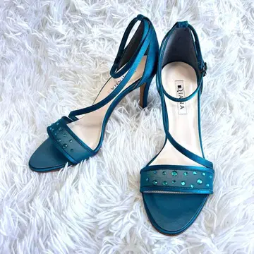 다이애나 DIANA 스트라이프 샌들 스터드 뮬 새상품급