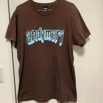 andymori 밴드 티셔츠 L 사이즈 브라운