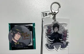 흑집사 블랙 라벨 세바스찬 캔뱃지 아크릴 키링